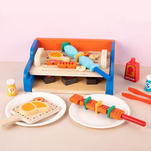 Barbecue Grill Simulation Play House Game - CNF5