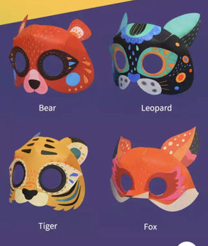 Mideer Animal Three Dimensional Paper Mask - HN Bazar 