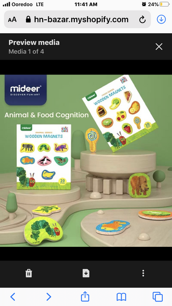 Load image into Gallery viewer, Mideer Creative Arts Cognitive Magnetic Sticker - HN Bazar 
