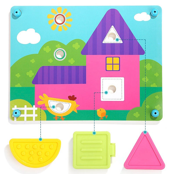 Load image into Gallery viewer, 3D Puzzles Colorful Buttons Assembling  CNF D
