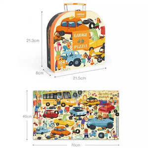 Mideer Portable Gift Box Puzzle Transport 104pcs - HN Bazar 