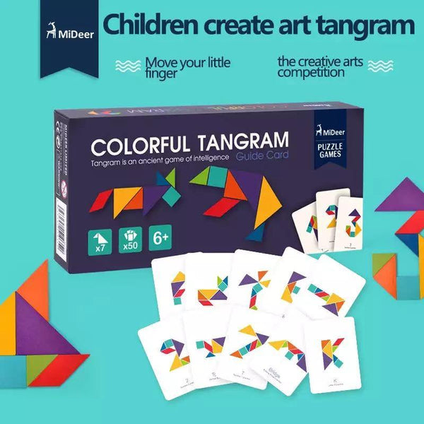 Load image into Gallery viewer, Mideer Children's Board Game-Chuangyi Tangram - HN Bazar 
