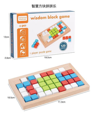 Wooden Direction Assembling Building Blocks CNF5 - HN Bazar 