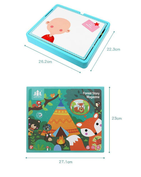 تحميل الصورة في عارض الصور ، Double-Sided Learning Magnetic Puzzle CNF1 - HN Bazar 
