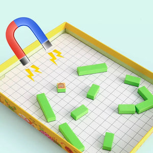 Joan Miro Wooden 3D Magnetic Maze Puzzle