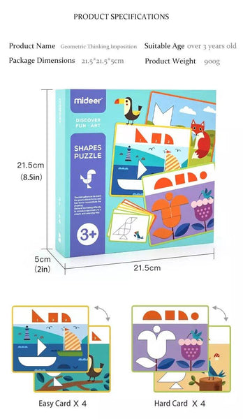 Load image into Gallery viewer, Mideer Geometric Thinking Puzzle - HN Bazar 

