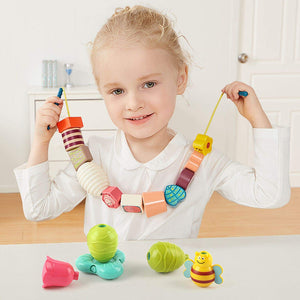 Spring Party Lacing Block Beads