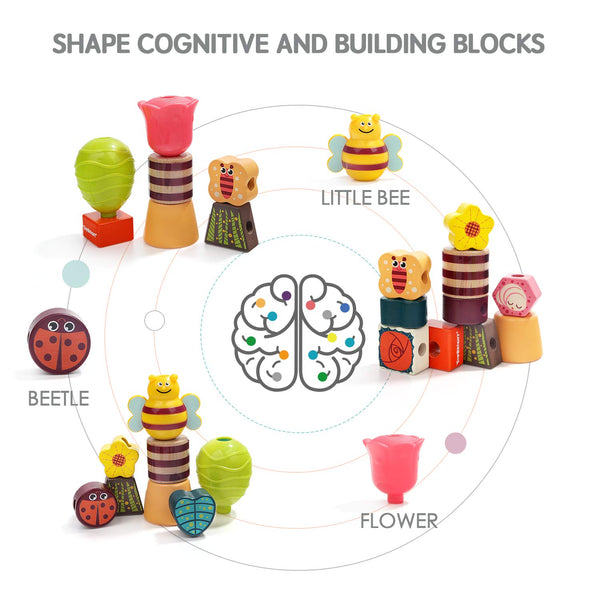 Load image into Gallery viewer, Spring Party Lacing Block Beads
