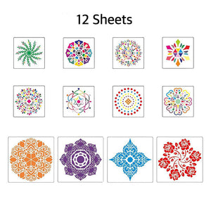 Mandala Dotting Painting Stencils Templates CNF B