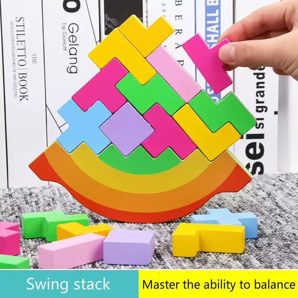 Load image into Gallery viewer, 3D Tetris Balance Boat CNF7
