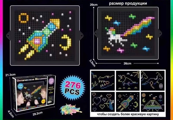 تحميل الصورة في عارض الصور ، 2 Pcs Lite Brite Magic Screen
