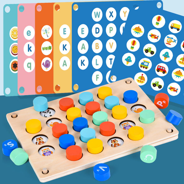 Load image into Gallery viewer, Letter Matching Memory Flipping Chess - CNF8

