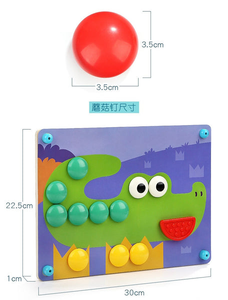 Load image into Gallery viewer, 3D Puzzles Colorful Buttons Assembling  CNF D
