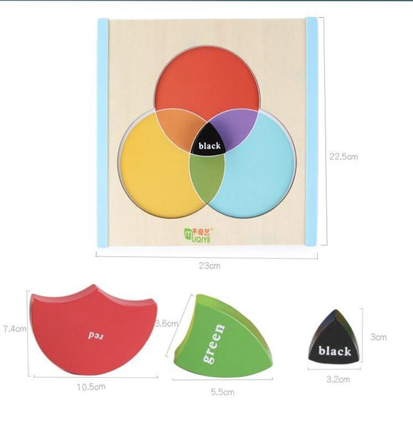 تحميل الصورة في عارض الصور ، 3D Wooden Puzzle - Circle  CNF1 - HN Bazar 
