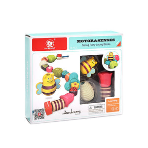 Spring Party Lacing Block Beads