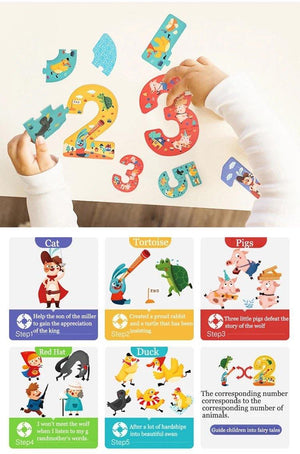 Mideer 6 in 1 Puzzle-Digital Enlightenment Puzzle - HN Bazar 