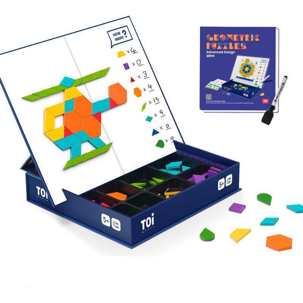 تحميل الصورة في عارض الصور ، TOI Tangram Advanced Jigsaw Magmatic Wood Toys - HN Bazar 
