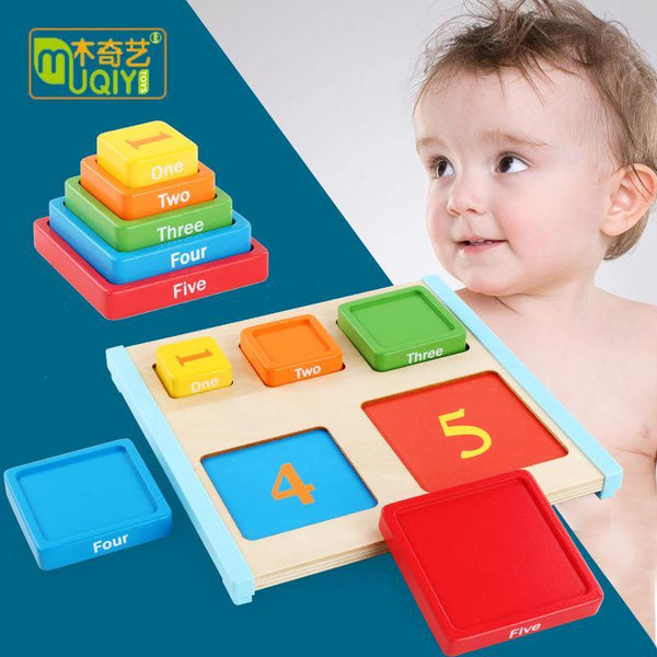 تحميل الصورة في عارض الصور ، 3D Wooden Puzzle - Square  CNF1 - HN Bazar 
