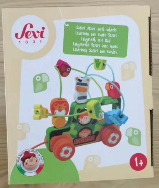 Load image into Gallery viewer, Designed in Italy -Sevi Safari Maze With Wheel
