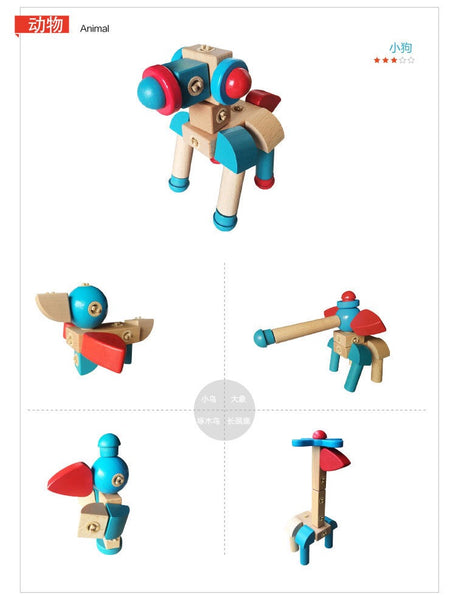 Load image into Gallery viewer, Assembled Building Block Animal Model Set CNF1
