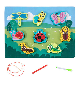 2 in 1 Wooden Matching Puzzle - CNF7