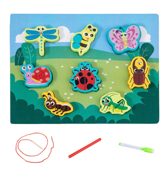 Load image into Gallery viewer, 2 in 1 Wooden Matching Puzzle - CNF7
