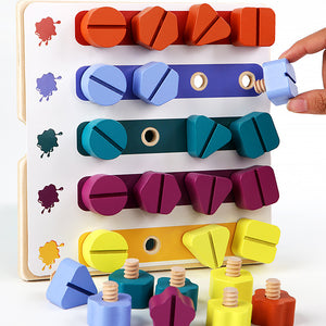 Wooden Screw Sudoku Game - CNF7