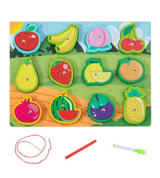 Load image into Gallery viewer, 2 in 1 Wooden Matching Puzzle - CNF7

