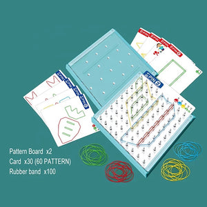Kumon Rubber Band Pattern Board