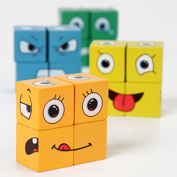 Load image into Gallery viewer, Face-Changing Expression Rubik's Cube - CNF7

