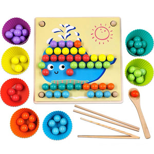 Clip Beads Toys + Color Sorting Toys CNF5