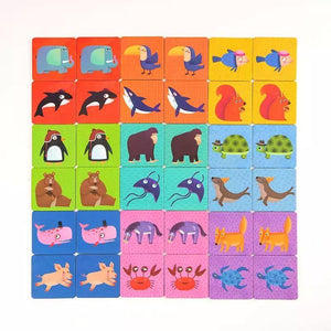 Mideer Memory Matching Card-wild Animals - HN Bazar 