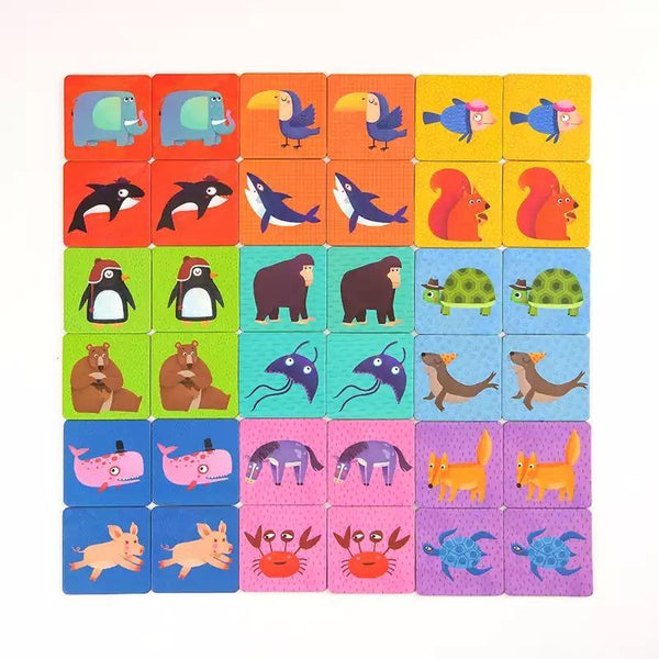 Load image into Gallery viewer, Mideer Memory Matching Card-wild Animals - HN Bazar 
