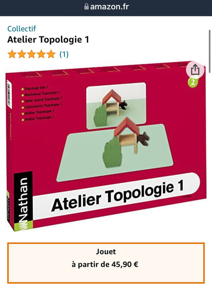 Load image into Gallery viewer, Imported from France - Atelier Topologie 1
