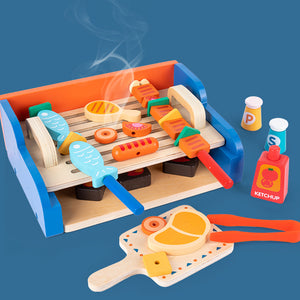 Barbecue Grill Simulation Play House Game - CNF5