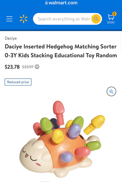 Load image into Gallery viewer, Inserted Hedgehog Matching Sorter-AE
