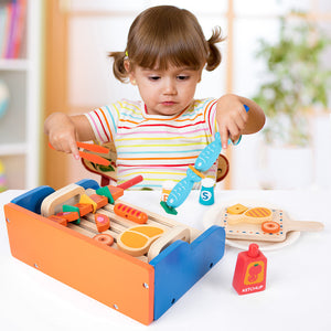Barbecue Grill Simulation Play House Game - CNF5