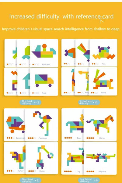 Load image into Gallery viewer, Mideer Children's Board Game-Creative Wood Chip Puzzle - HN Bazar 
