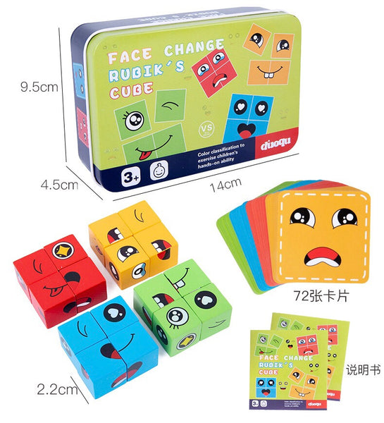 Load image into Gallery viewer, Face-Changing Expression Rubik's Cube - CNF7
