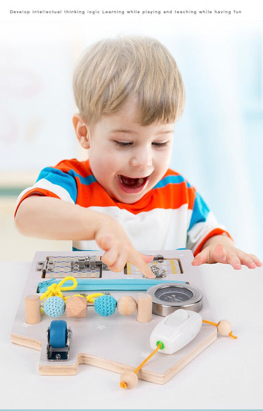 Load image into Gallery viewer, 2022 Wooden Children's Busy Board Montessori - CNF8
