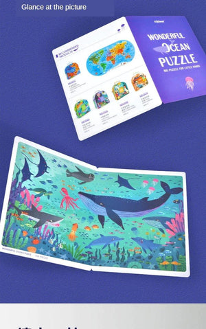 Mideer Portable Gift Box Puzzle-Ocean 104pcs - HN Bazar 