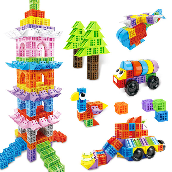 Load image into Gallery viewer, Plastic Building Blocks, Square Shaped Combination- AE
