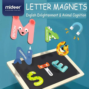 Mideer Animal Alphabet Magnetic Stickers - HN Bazar 