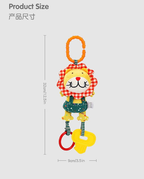 Load image into Gallery viewer, Handbells Rattles Plush Infant Baby Development Handle Toys
