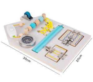 2022 Wooden Children's Busy Board Montessori - CNF8