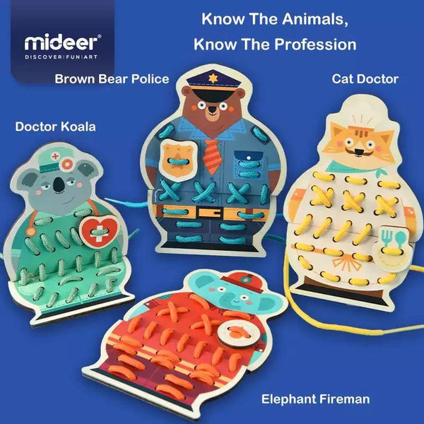 Load image into Gallery viewer, Mideer Animal Profession Lanyard Game - HN Bazar 
