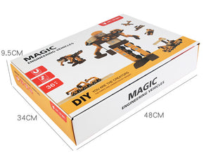 Wooden Magic Engineering Vehicles DIY CNF1 CNF5