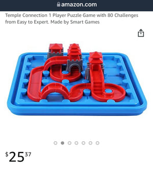 80 Challenges Temple Connection Puzzle- CNF A