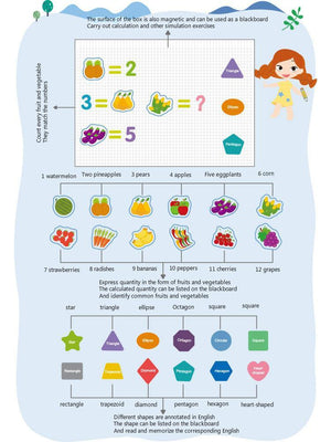 Cognitive Magnetic Puzzle With Spelling Card CNF5 - HN Bazar 