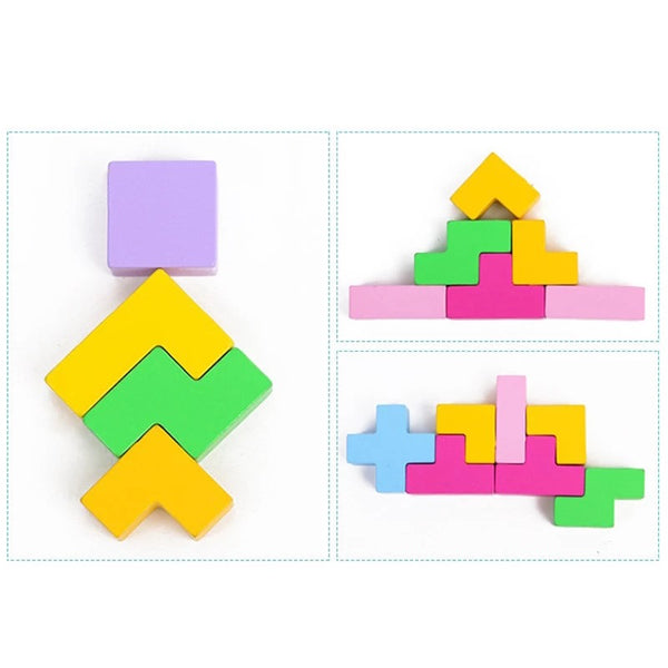 Load image into Gallery viewer, 3D Tetris Balance Boat CNF7
